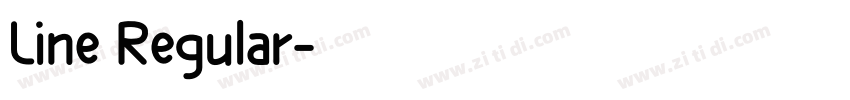 Line Regular字体转换 Line Regular字体转换
